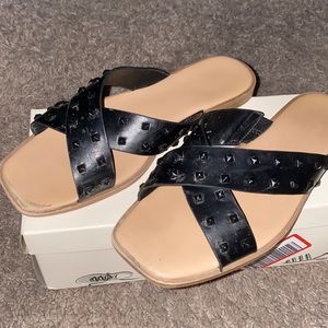 A new day studded slides